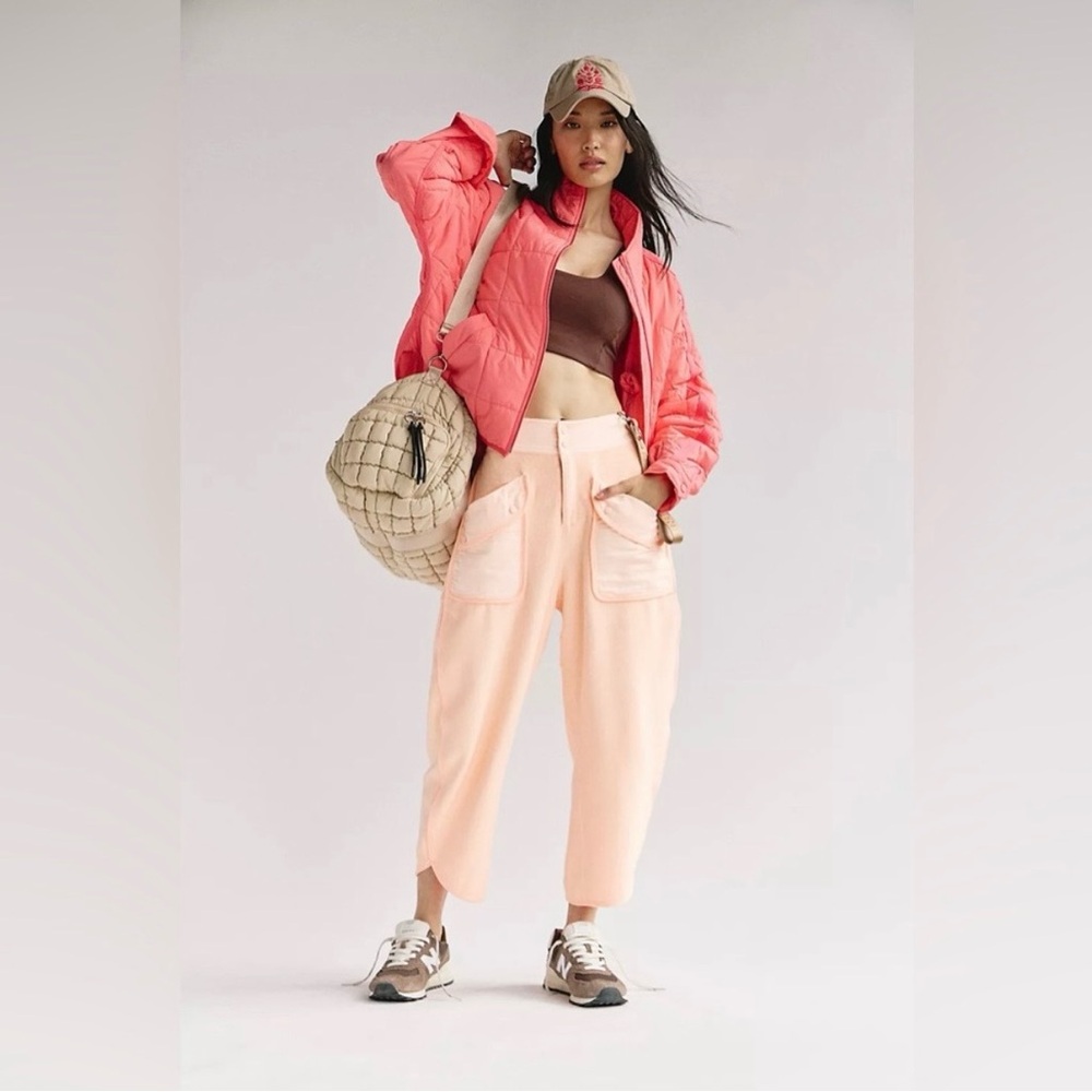 Free People NWOT Timko Pants Peach SOLD OUT COLOR - XS